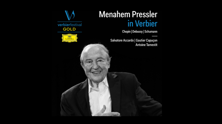 Nouvel album VF Gold - Menahem Pressler in Verbier