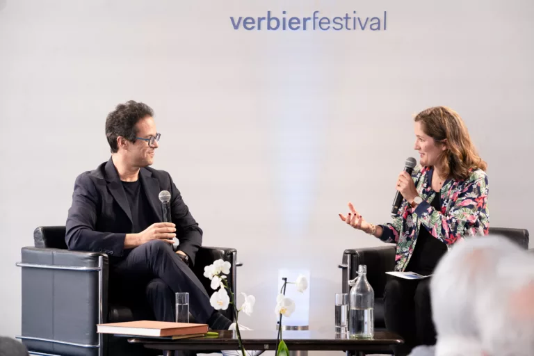 Uno dei Talk del Verbier Festival 2025