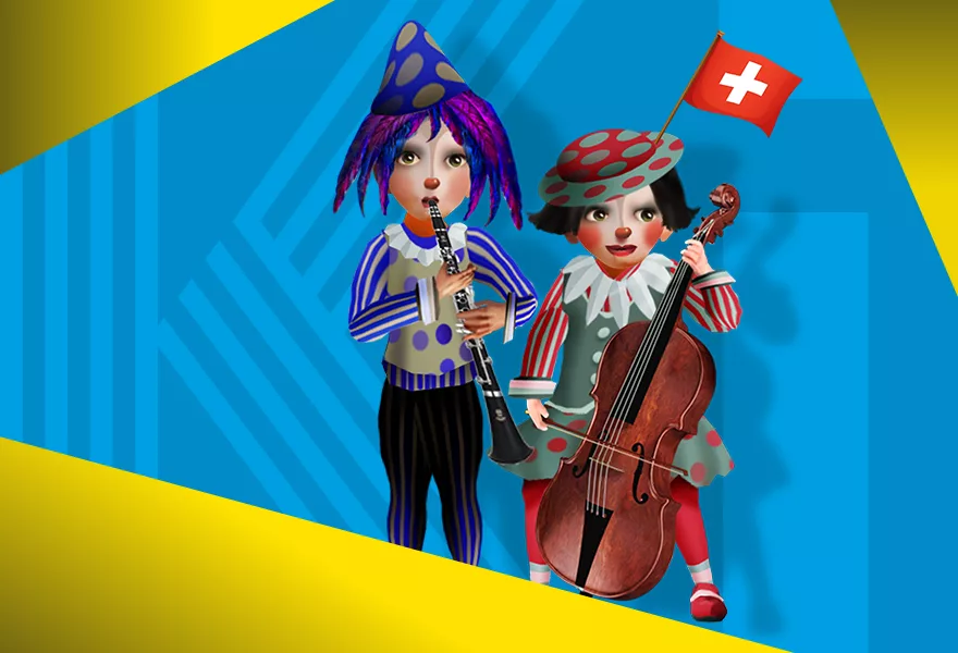 Kopfzeilenbild der Seite: MUSIQUE EN FAMILLE: SCHWEIZER AUSGABE